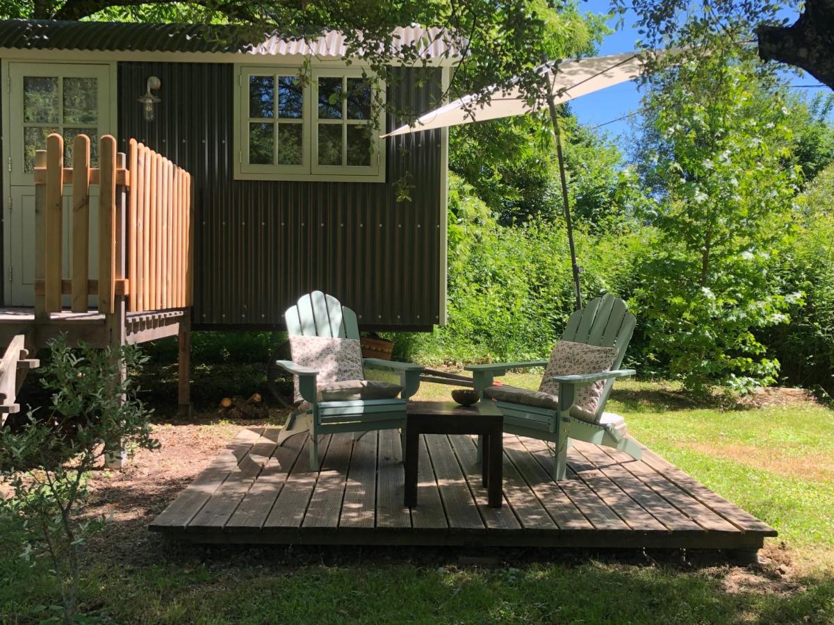 The Dordogne Huts With Private Pool And Jacuzzi Villa Payzac  Dış mekan fotoğraf